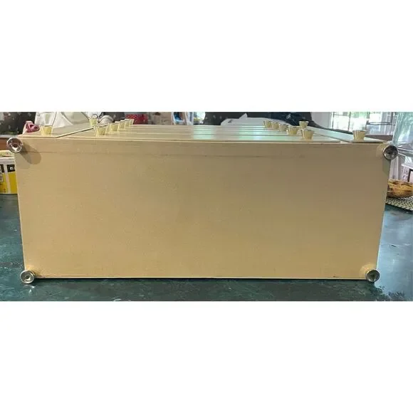 VTG Craft Storage Chest  LARGE JEWELRY BOX Mele Buxton MID-CENTURY Modern BIG - Picture 6 of 14